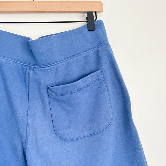Champion Drawstring Sweatpants Shorts Blue Size M - Picture 6 of 6